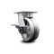 Service Caster 5 Inch Kingpinless V Groove Semi Steel Wheel Swivel Caster with Brake SCC SCC-KP30S520-VGR-SLB - alternate 1